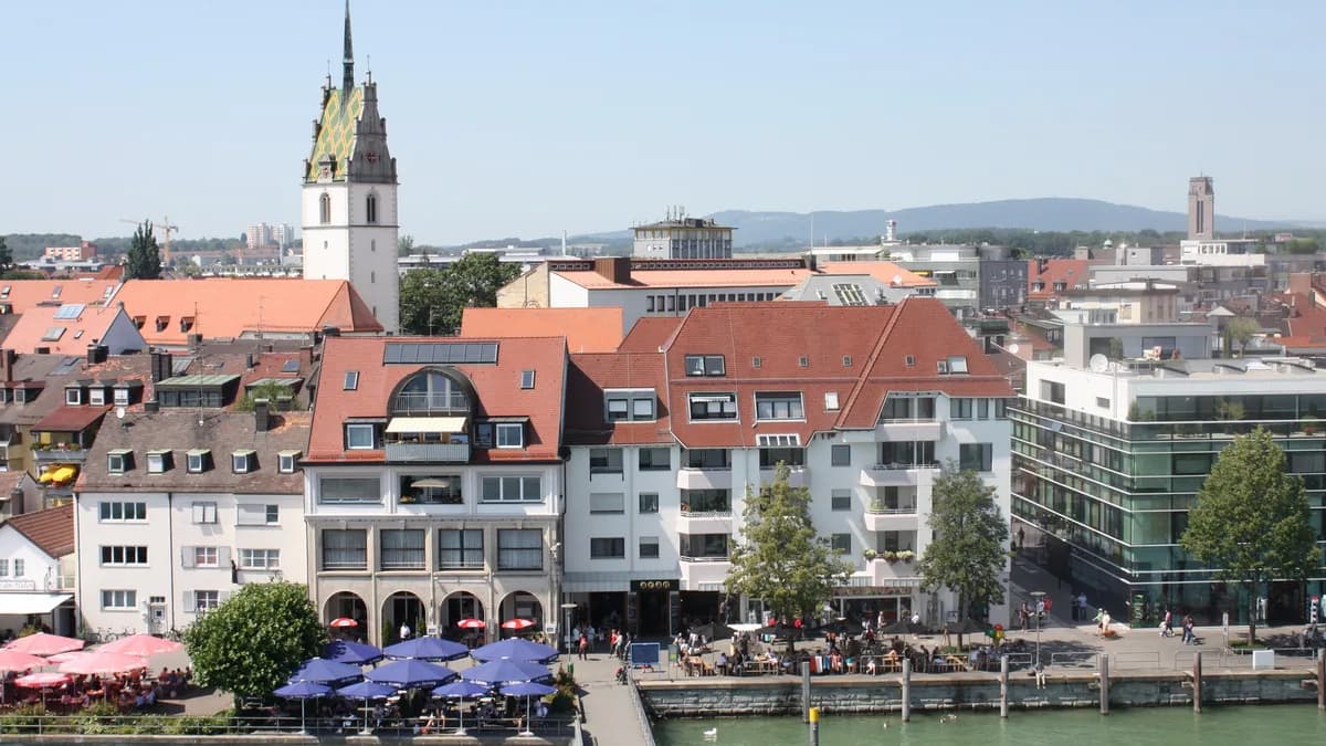 Stadtansicht von Friedrichshafen